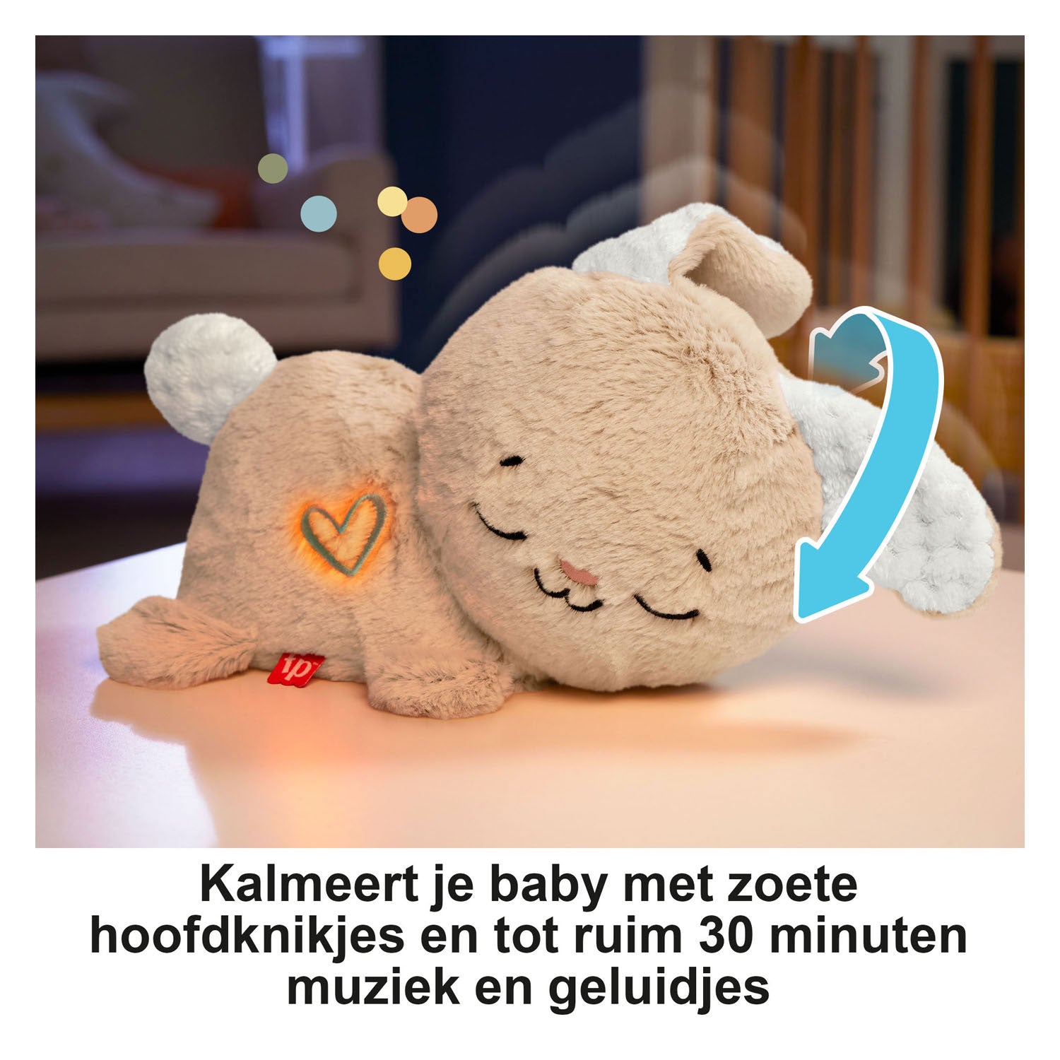 Fisher price rustgevend konijntje