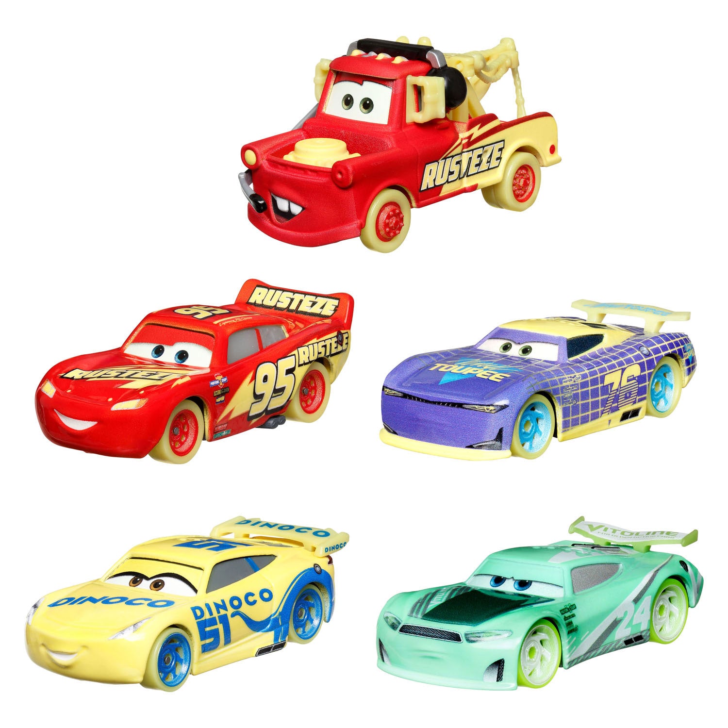 Disney cars glow racers