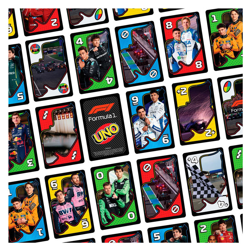 Mattel games uno f1 - kaartspel