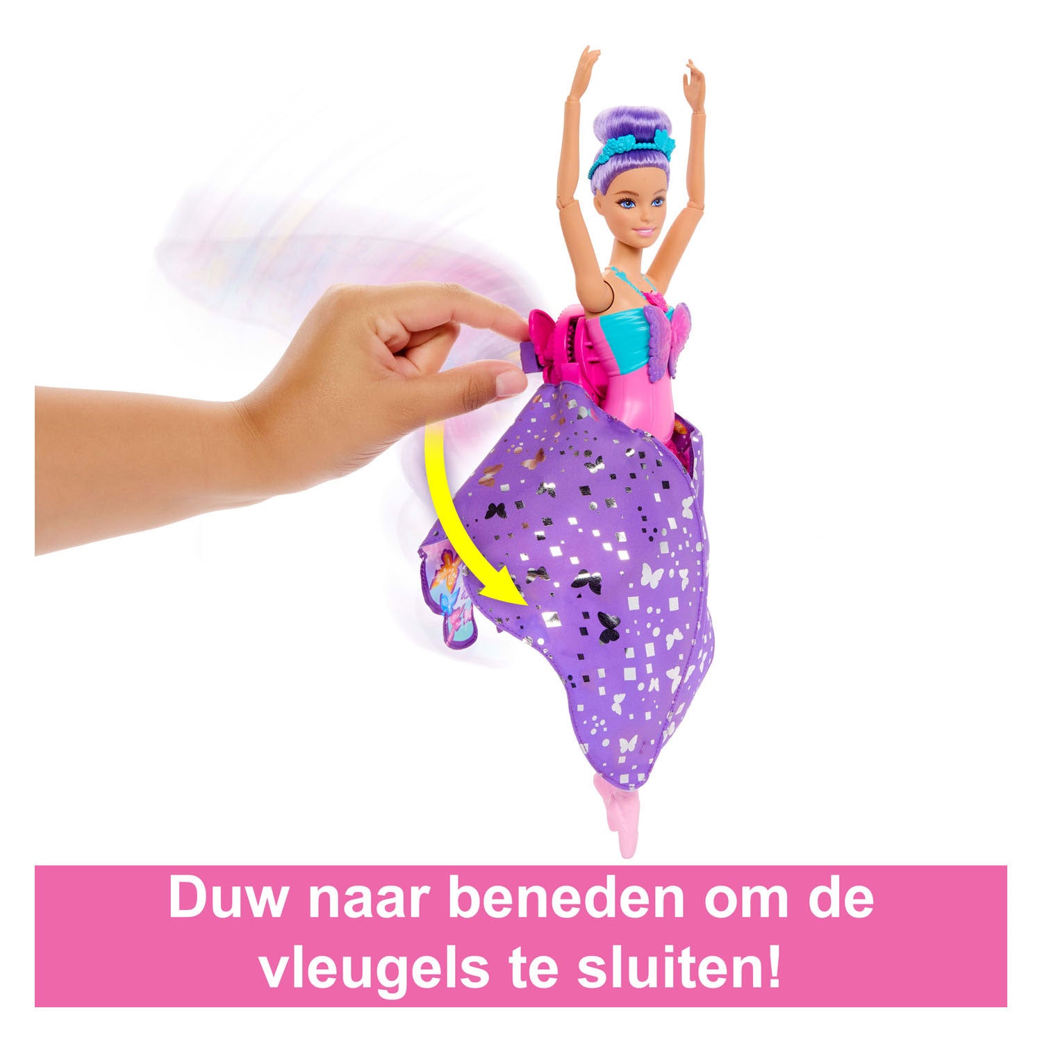 Barbie dans- en fladderpop – magische vlindervleugels