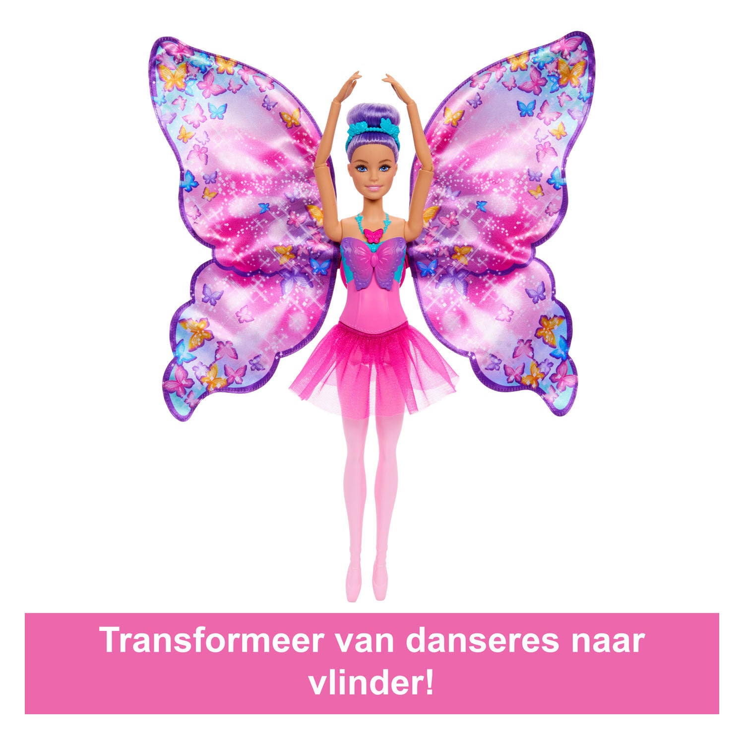 Barbie dans- en fladderpop – magische vlindervleugels