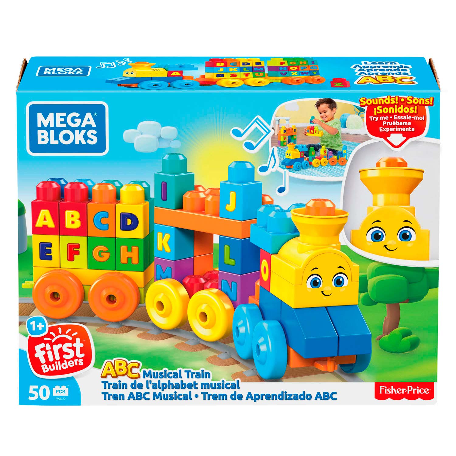 Megabloks fisher price - abc leren trein