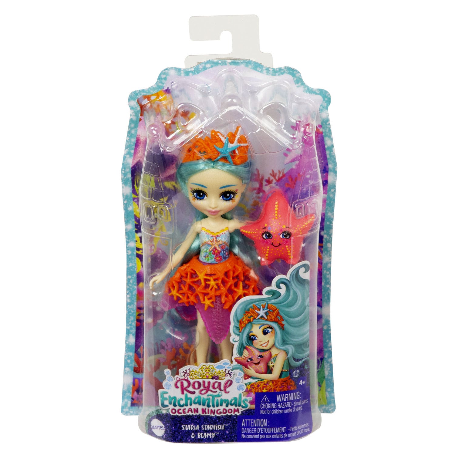 Royal Enchantimals Ocean Kingdom Staria Starfish Beamy