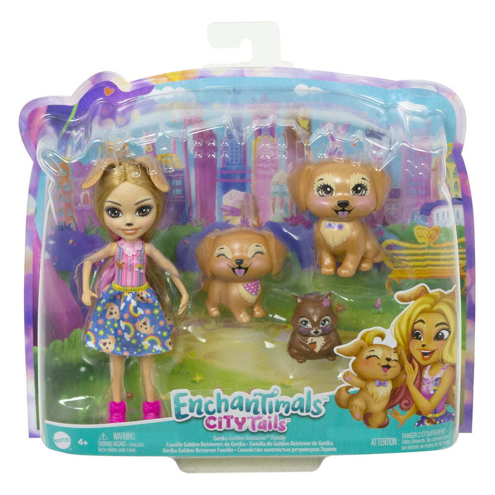 Enchantimals Gerika Golden Retriever Familie