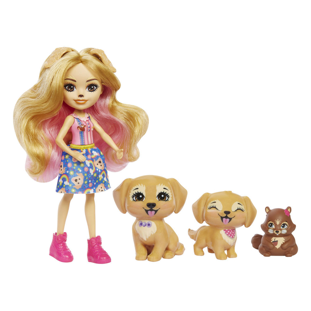 Enchantimals Gerika Golden Retriever Familie