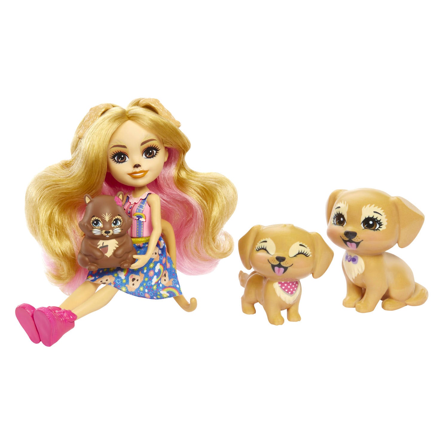 Enchantimals Gerika Golden Retriever Familie