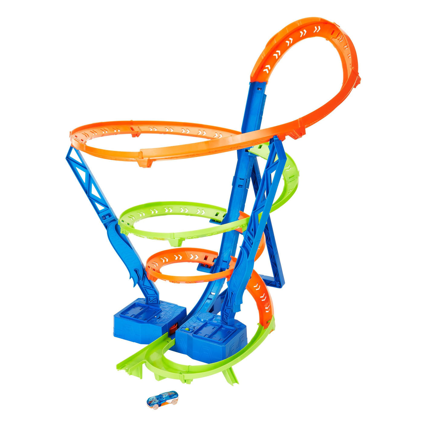 Hot Wheels Actie Hyper-Speed ​​Crash Racebaan