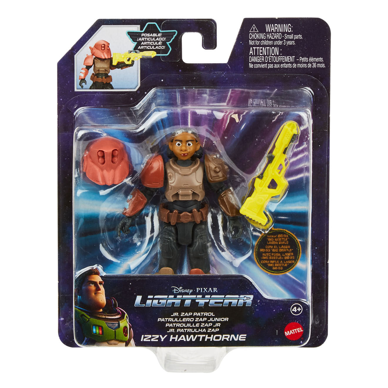 Disney Pixar Lightyear Jr. Zap Patrol - Izzy Speelfiguur