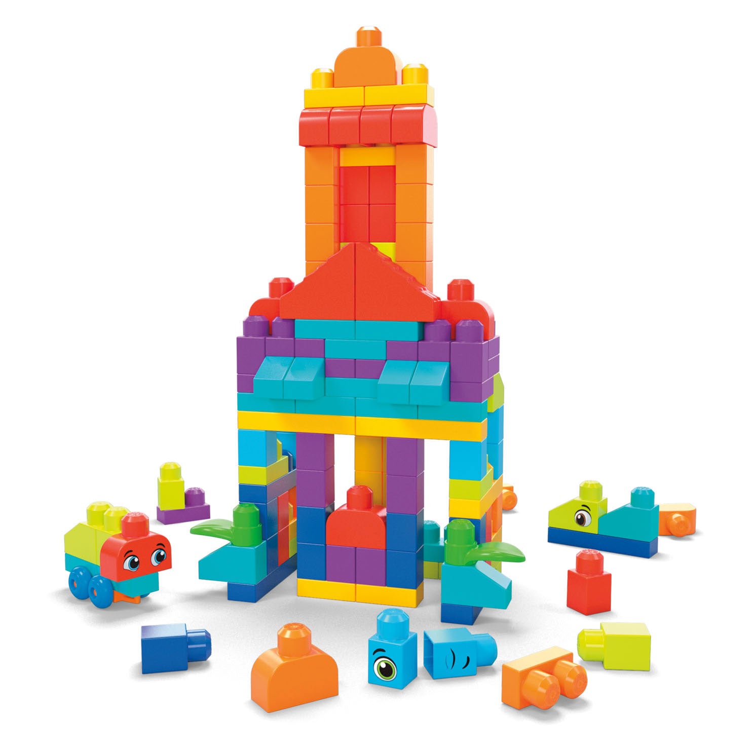 Mega Bloks - Grotere bouwzak Bouwblokken, 150dlg.