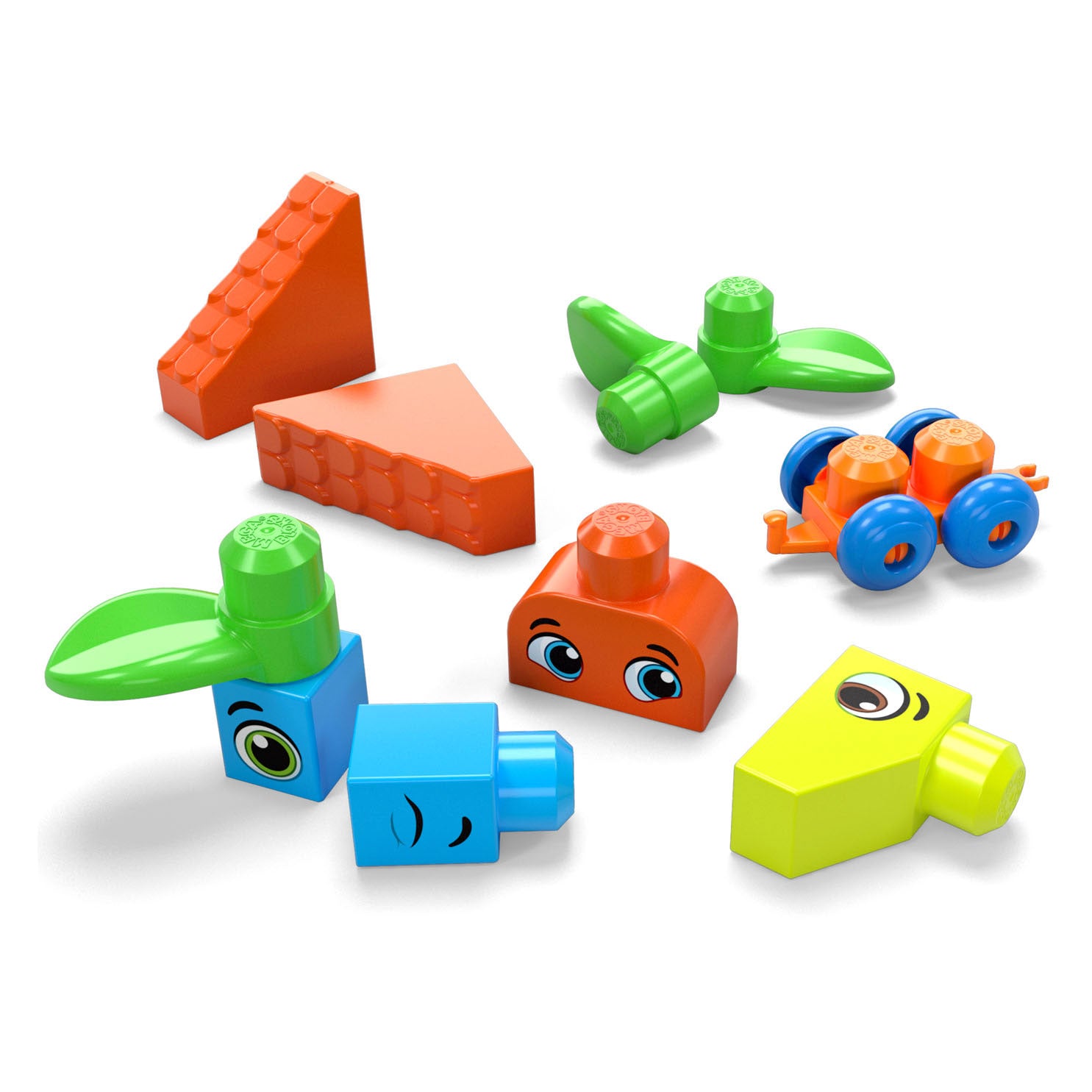 Mega Bloks - Grotere bouwzak Bouwblokken, 150dlg.