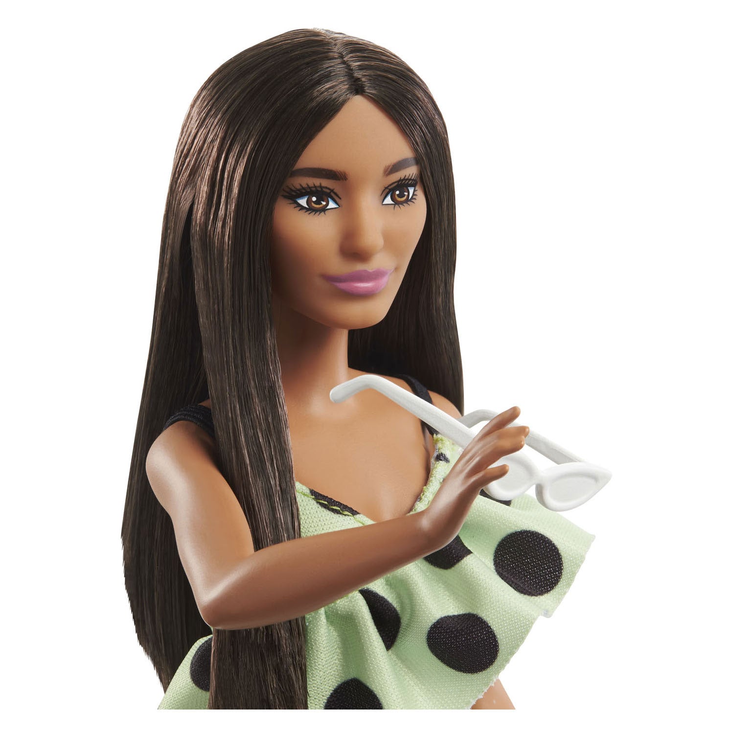 Mattel barbie fashionistas pop - lime groen polka dots