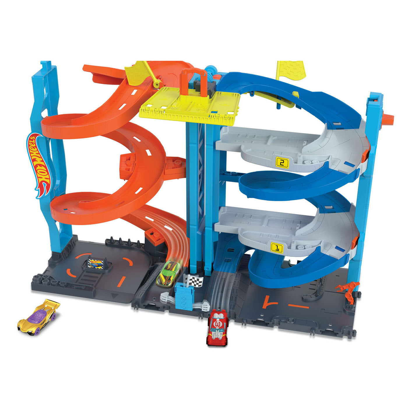 Hot wheels city transformerende racetoren - racebaan