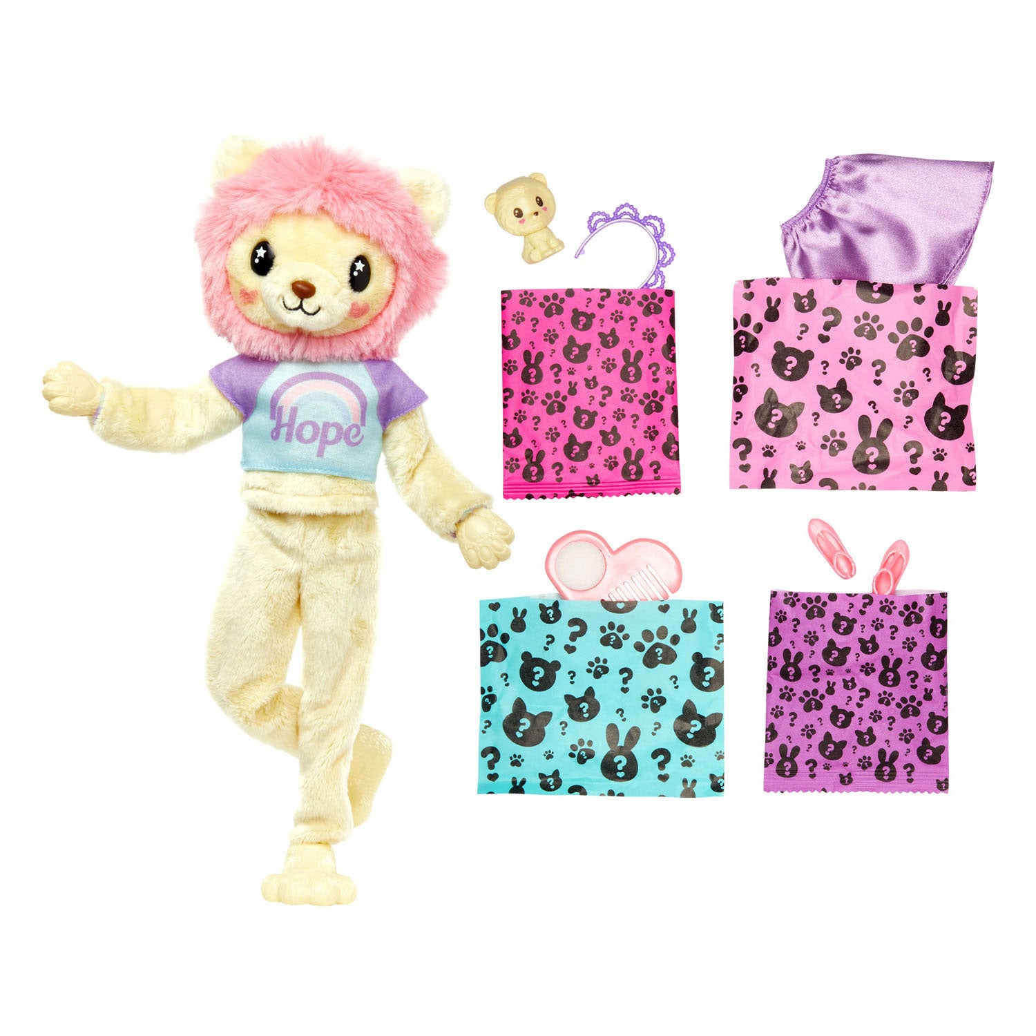 Schattige onthulling Barbie Pop Cozy Cute Tees-serie - Leeuw