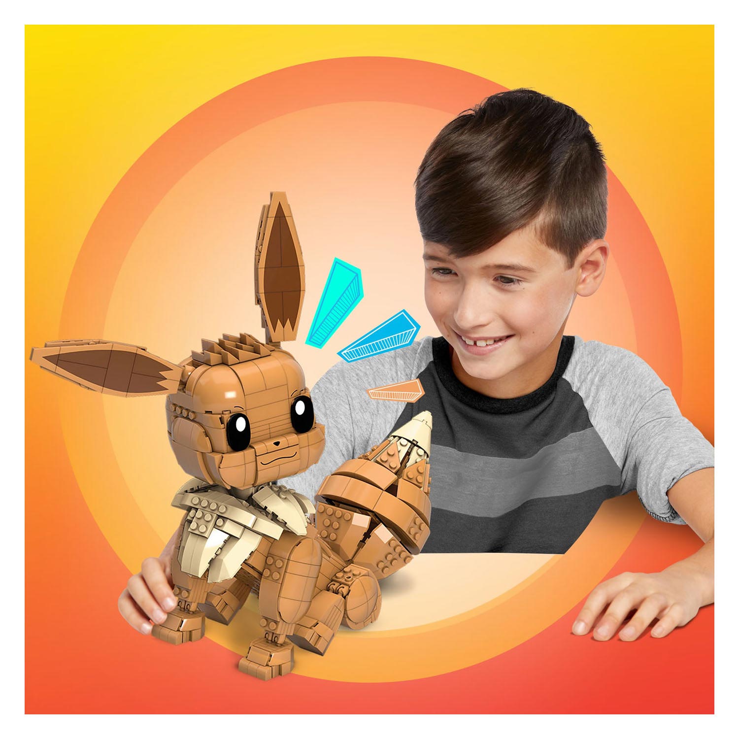 Mega Construx Pokémon Bouwset - Jumbo Eevee