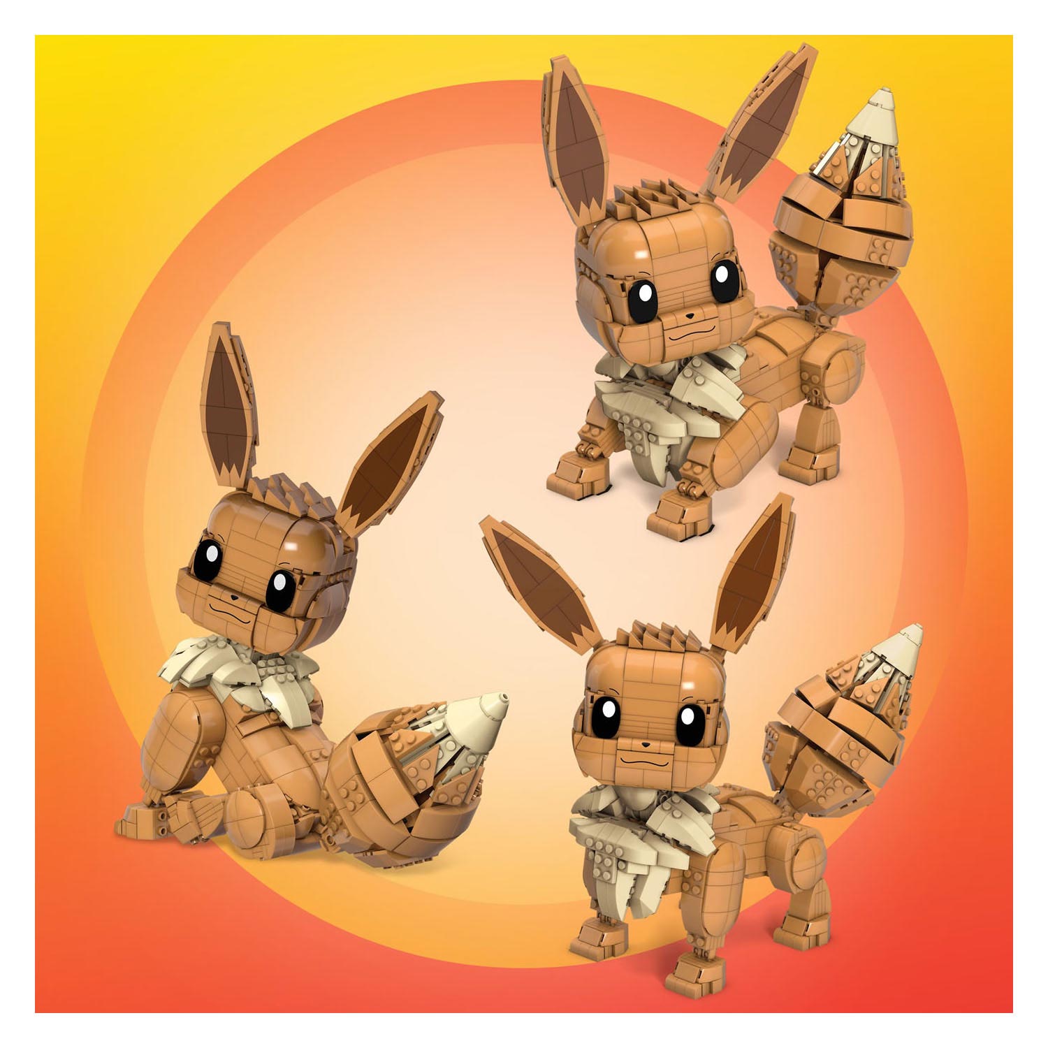 Mega Construx Pokémon Bouwset - Jumbo Eevee