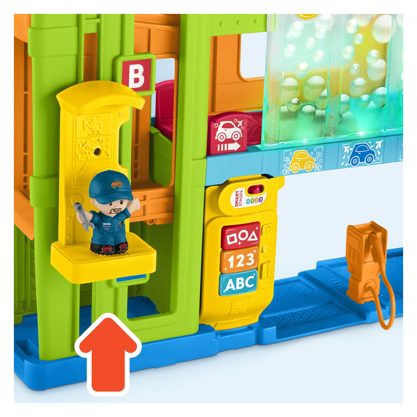 Fisher-Price Little People Light-Up Learning Garage - Toy Garage