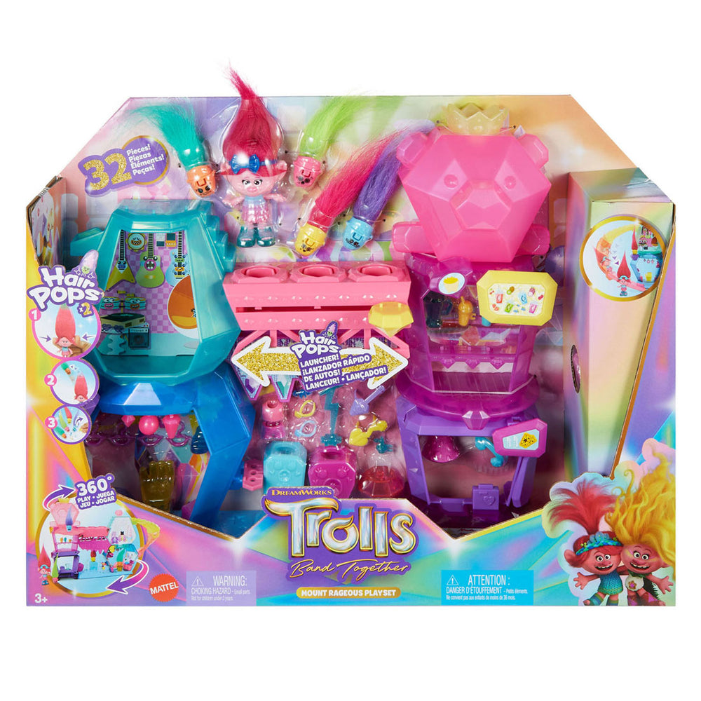 Mattel trolls 3 band samen buitengewone berg speelset