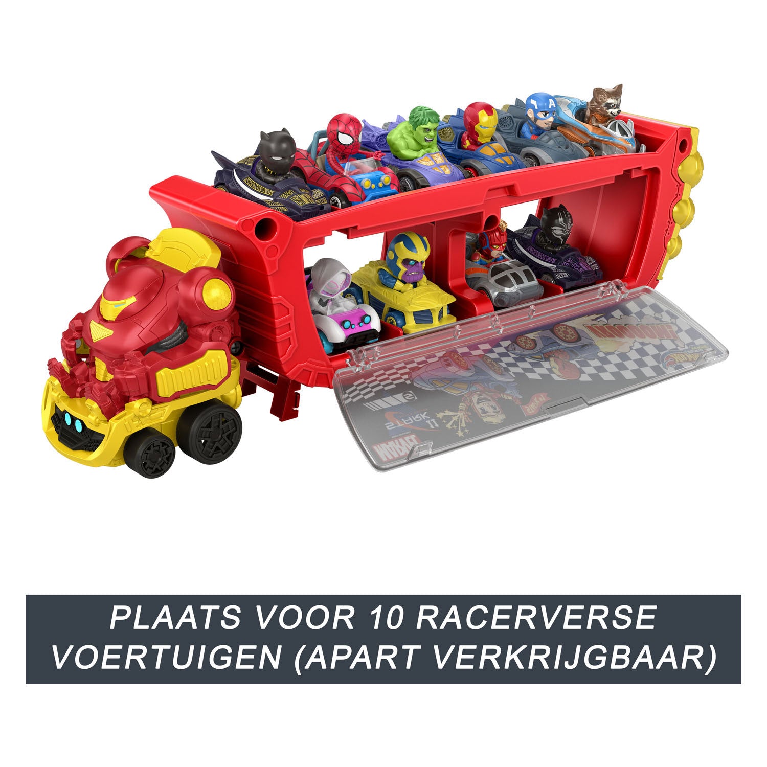 Hot Wheels racer vers hulkbuster hauler