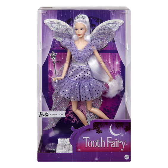 Barbie tandenfee met toverstaf - modepop