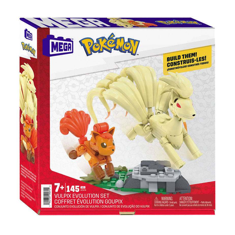 Mattel mega construx pokémon bouwset - vulpix evolutie