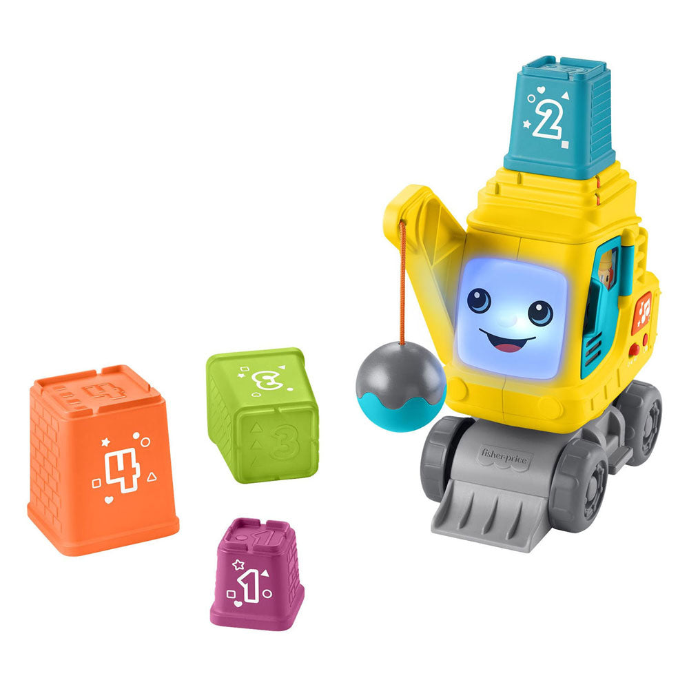 Mattel fisher-price tel- en stapelkraan