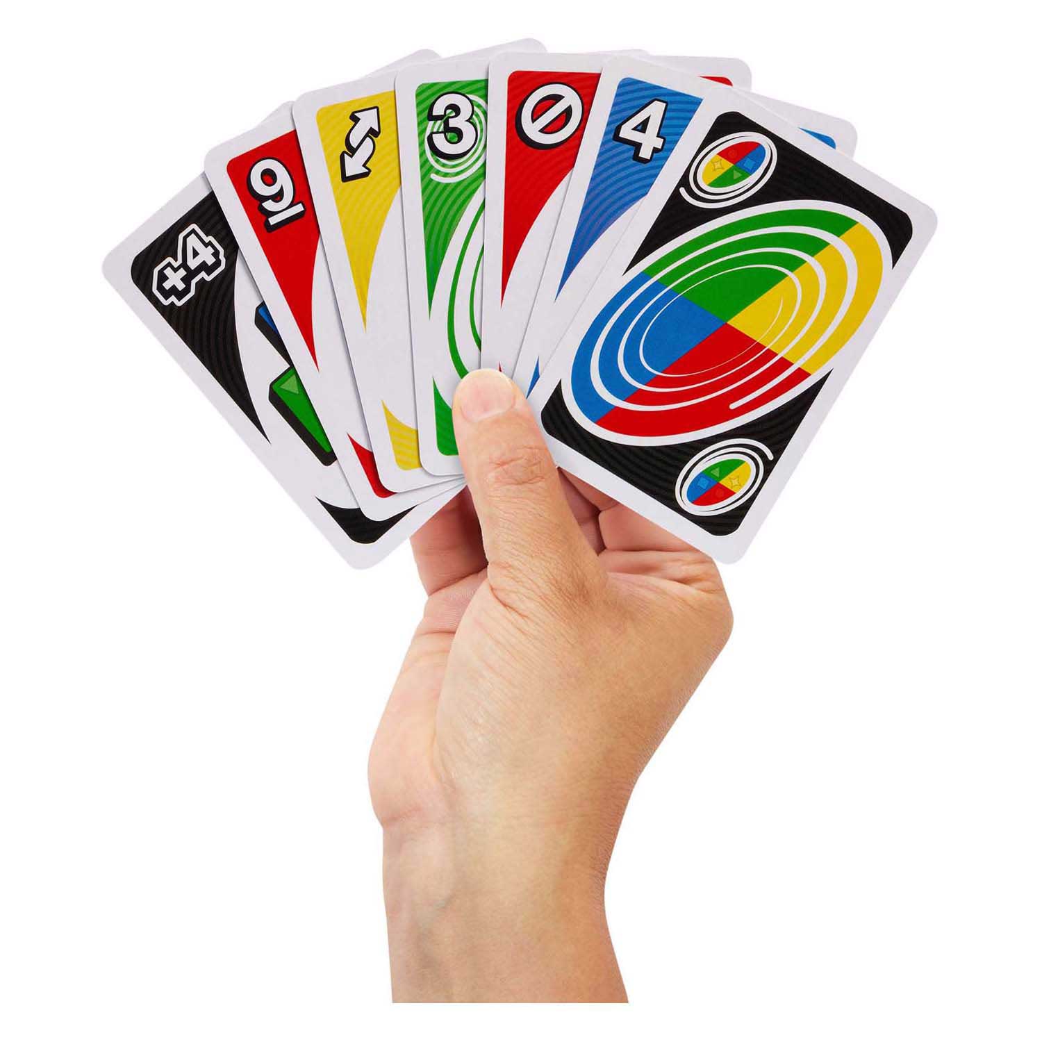 Mattel games uno spin kaartspel