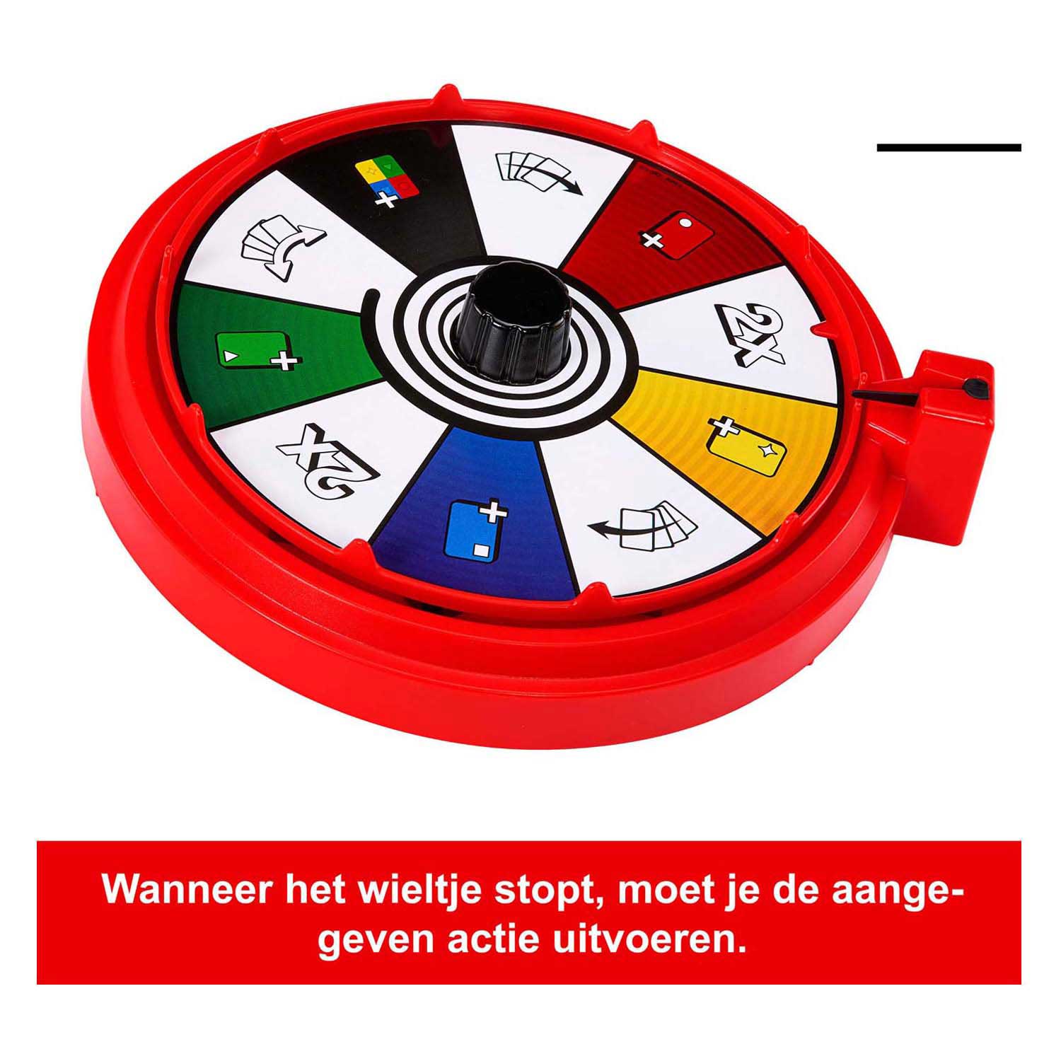 Mattel games uno spin kaartspel