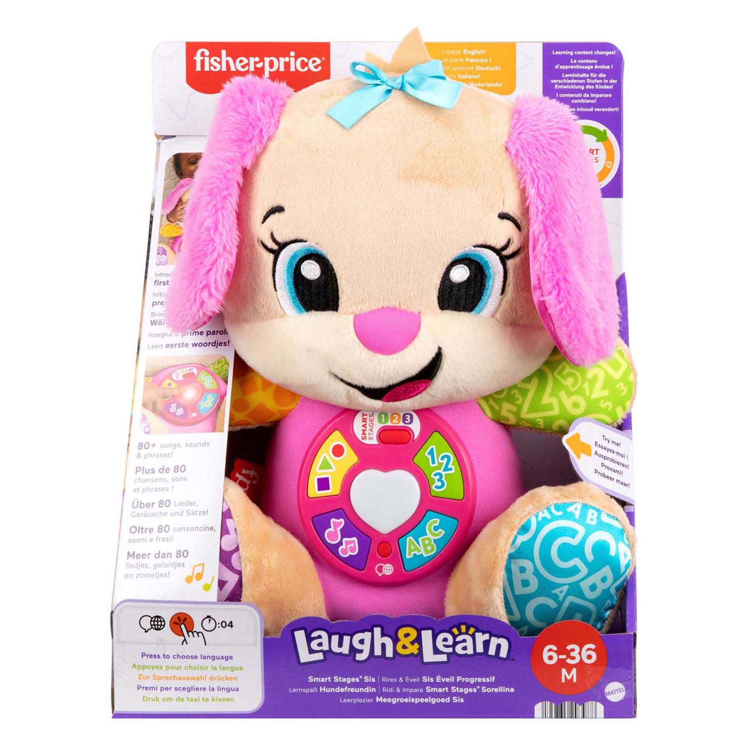 Fisher price puppy zusje + licht en geluid