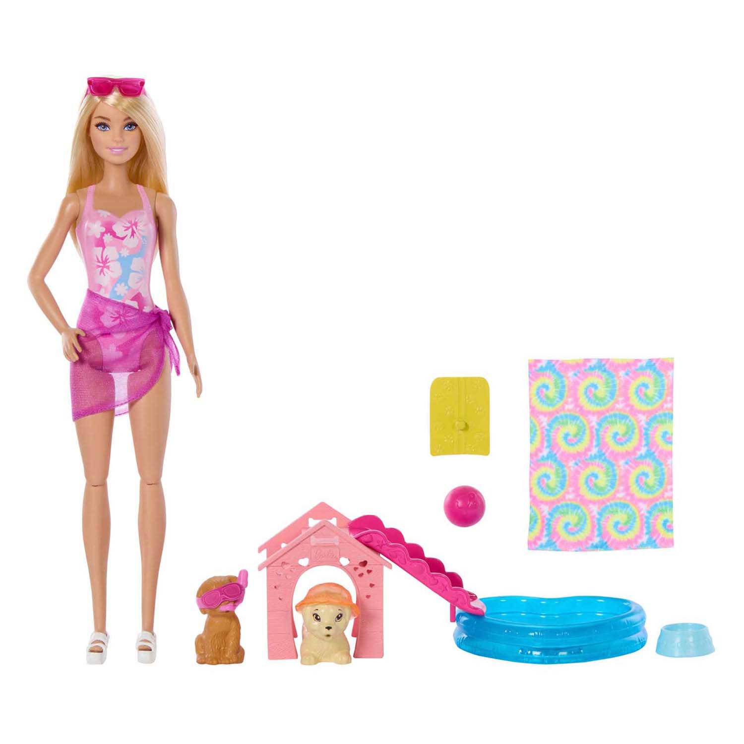 Mattel barbie zwemfeest pop speelset