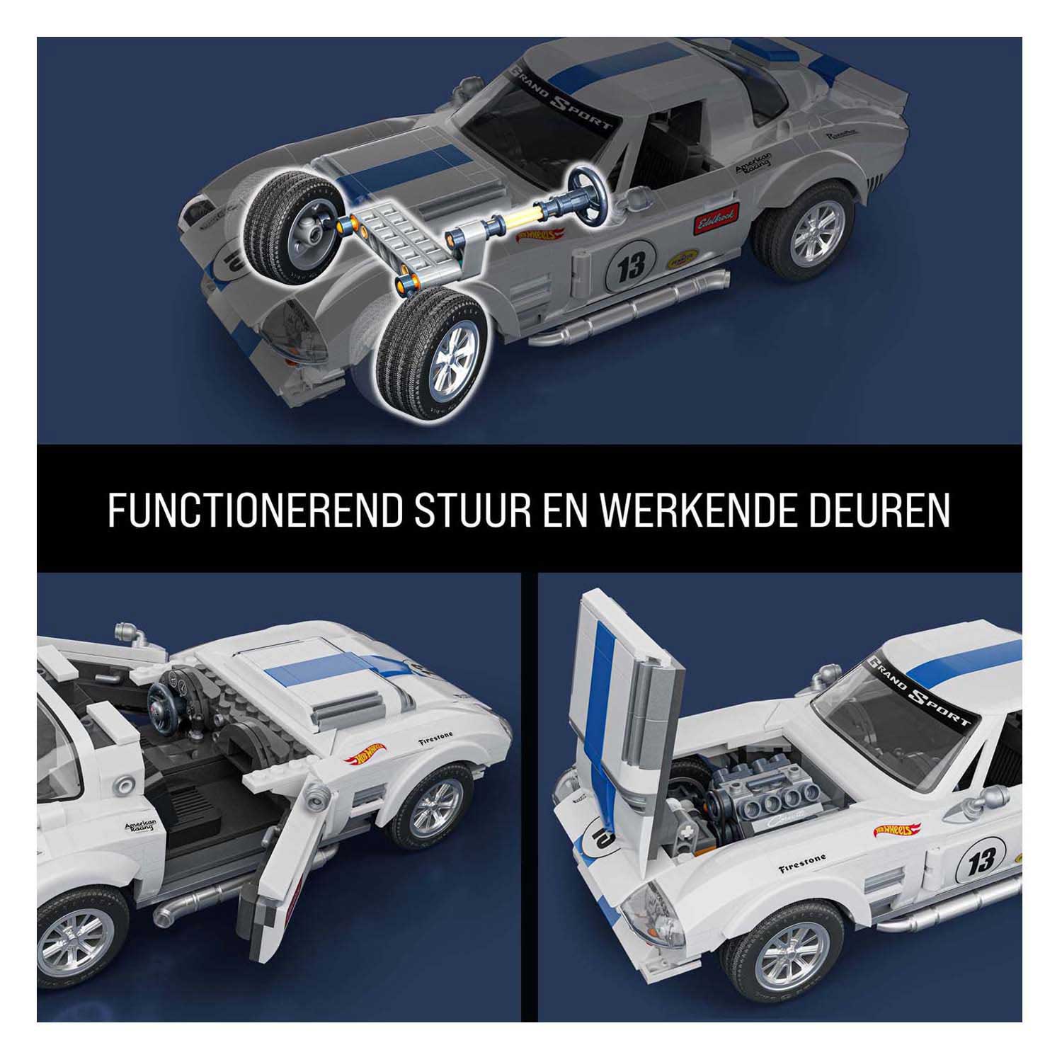 Hot wheels elite series corvette 1:32