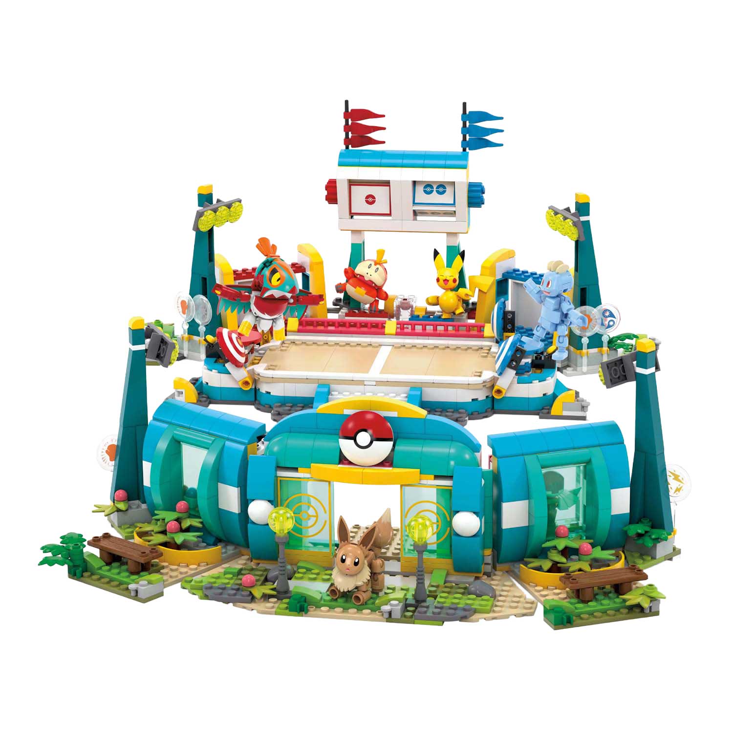 Mattel mega construx pokémon bouwset - training stadium