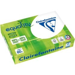 Clairefontaine recycled papier equality 80g m2 a4 160cie