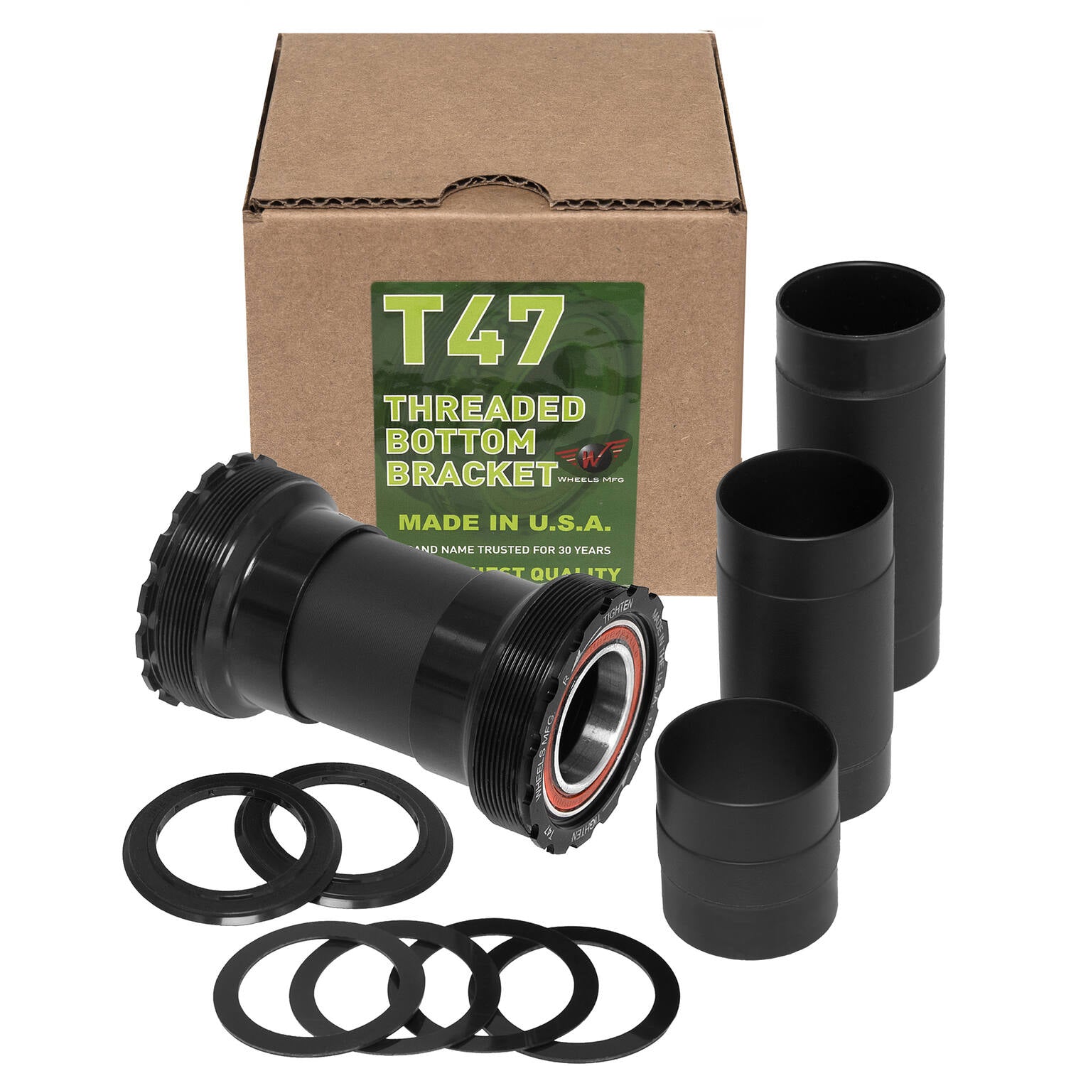 Wielen fabrikant - trapas t47 shimano 24mm acb zwart
