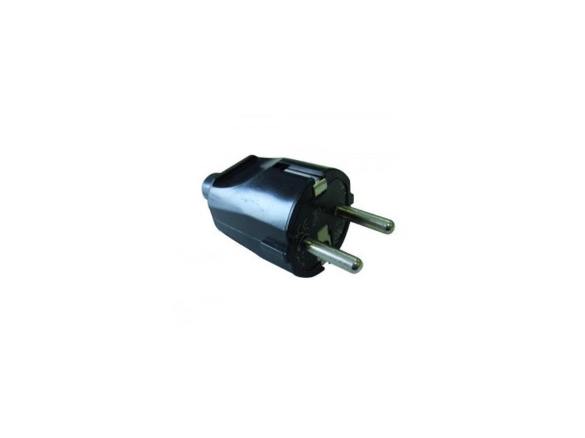 Pvc stekker 230v rand penaarde - zonder verkoopverpakking