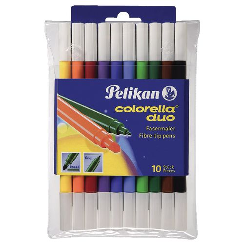 Pelikan viltstiften color duo assorti 10 stuks