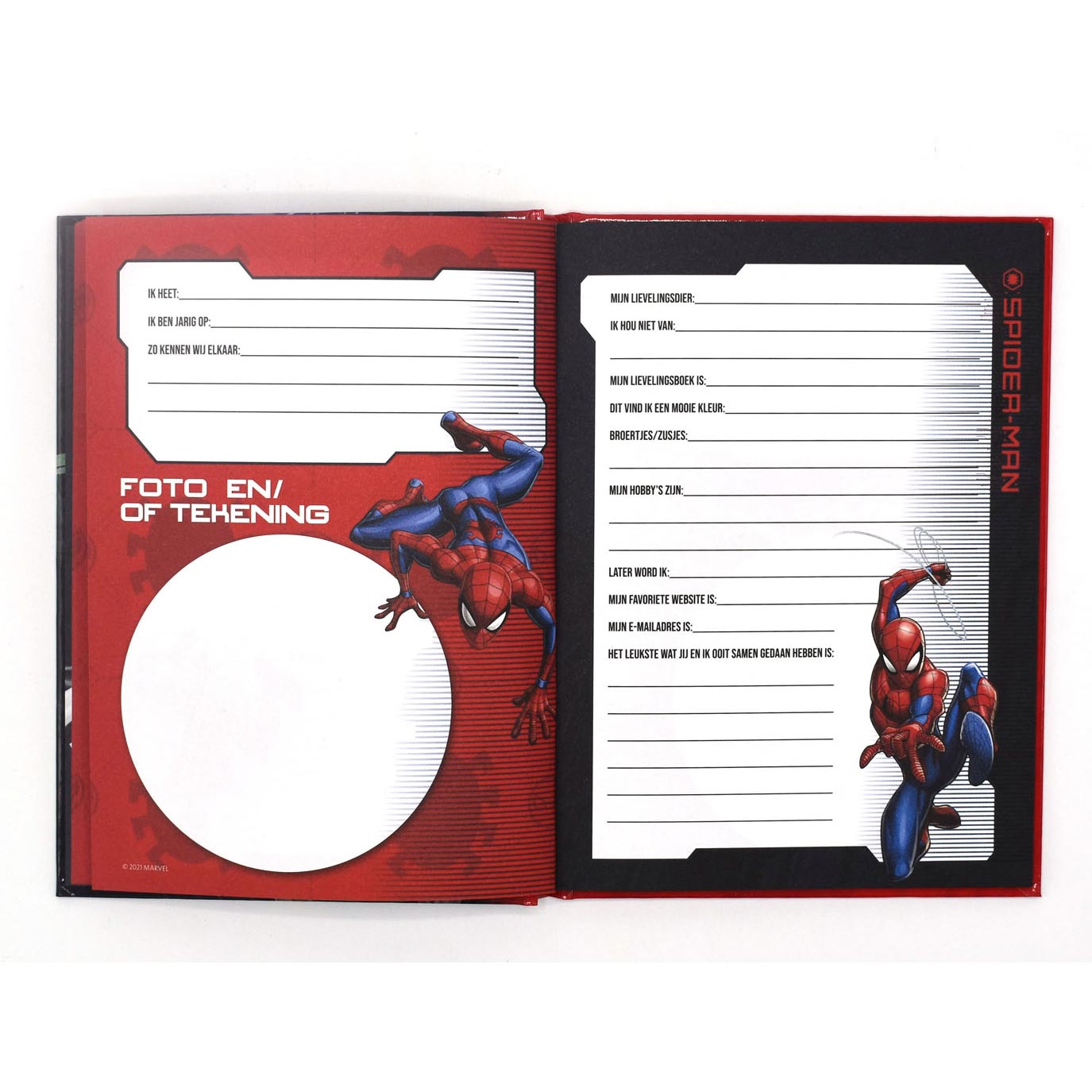 Imagebooks vriendenboek - spiderman
