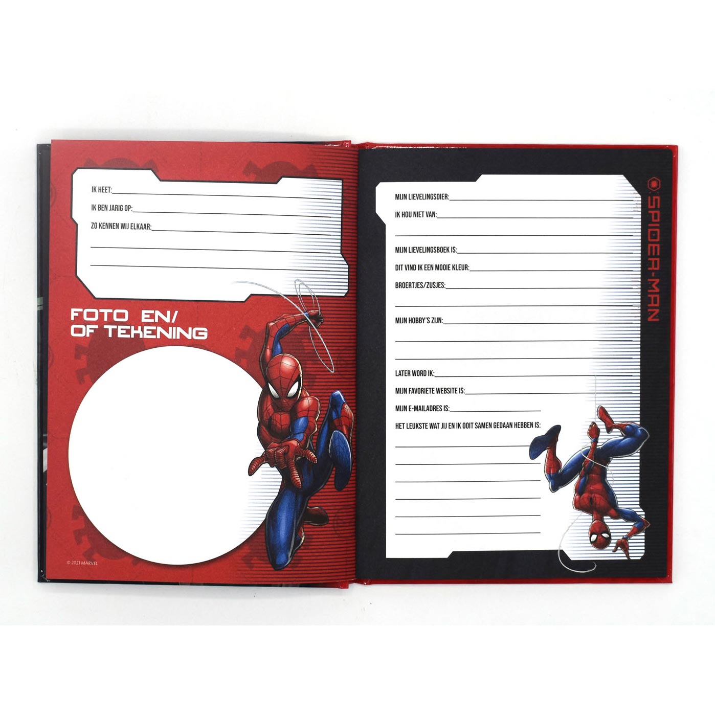 Imagebooks vriendenboek - spiderman