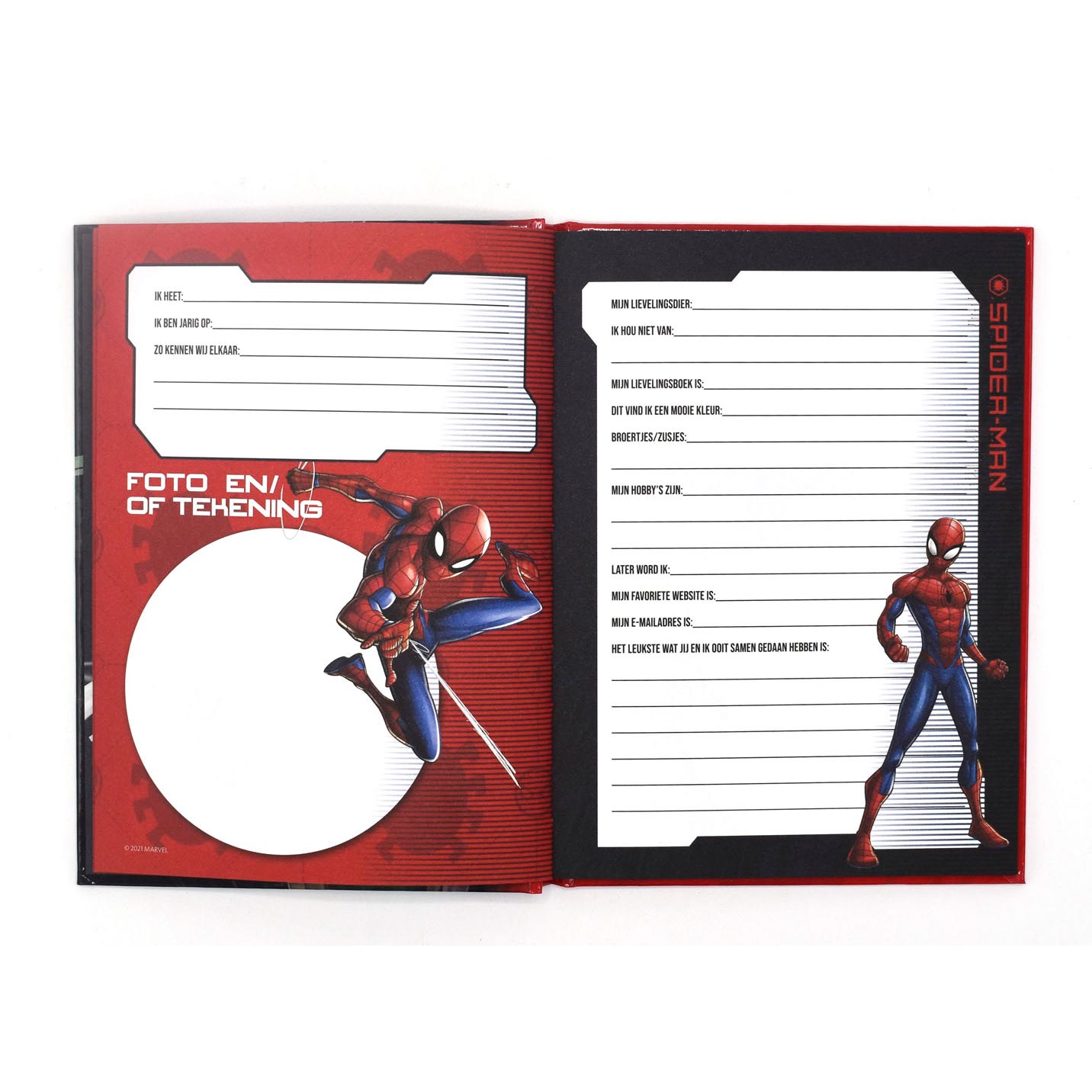Imagebooks vriendenboek - spiderman
