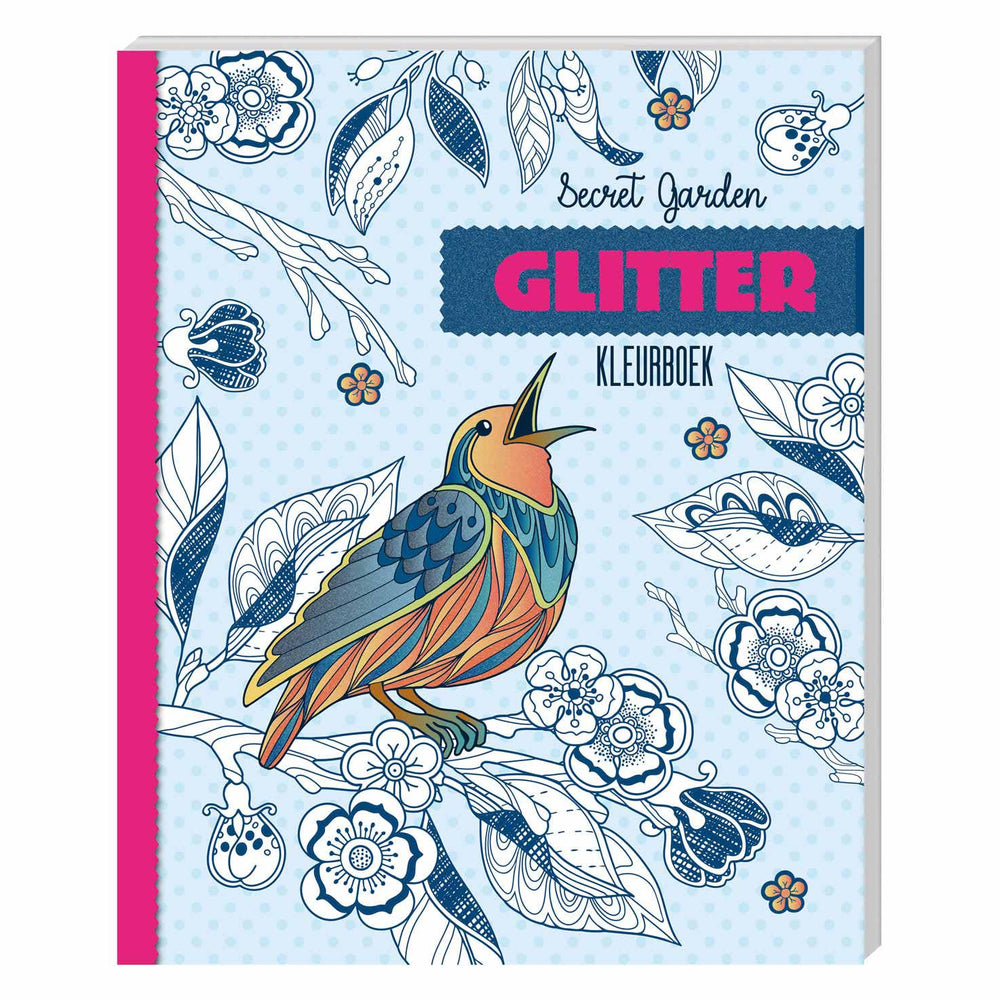 Glitter kleurboek - secret garden