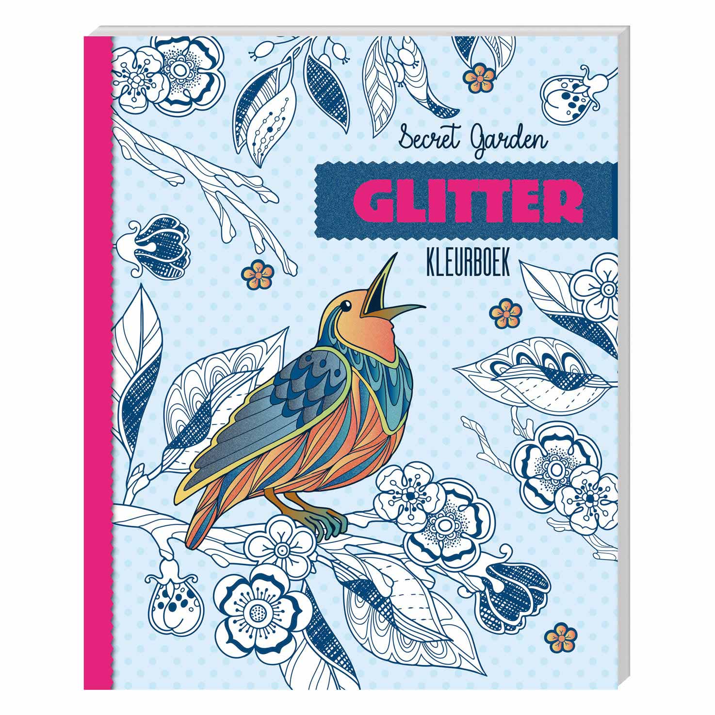 Glitter kleurboek - secret garden