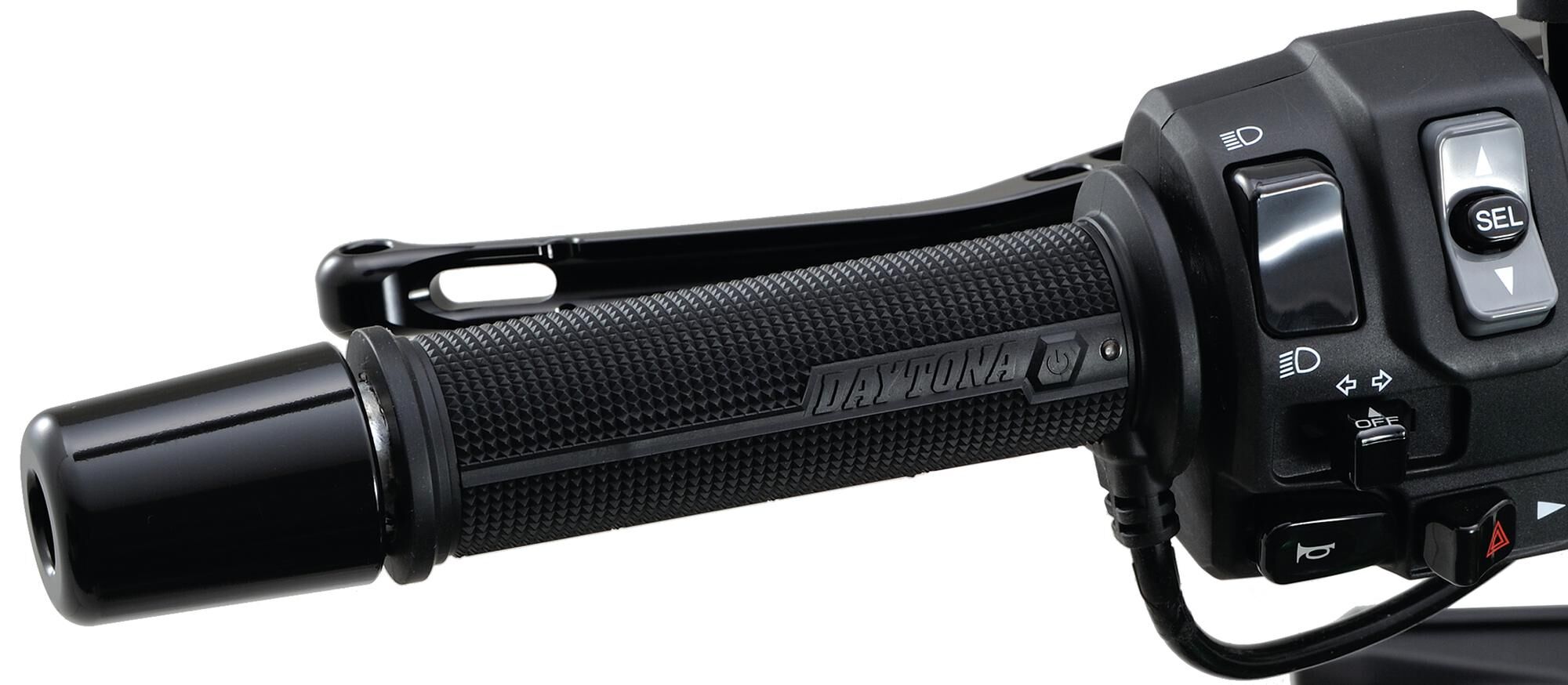 Daytona handvatverwarming heated grips mot 22+25mm open 4-stage int