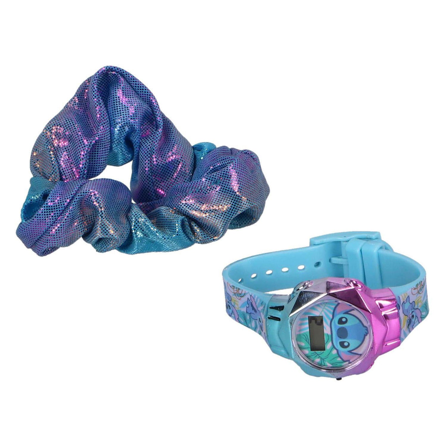 Accutime stitch-cadeauset met horloge en armband - 4dlg.