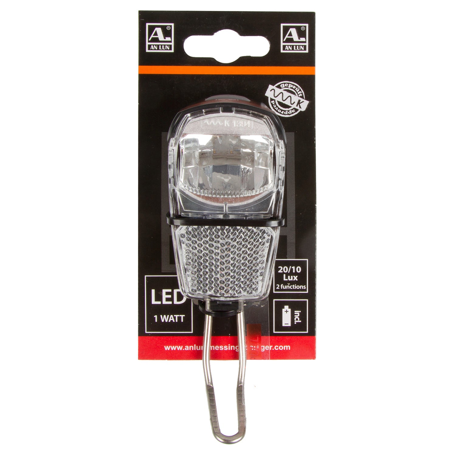 Anlun 20 10 lux battery front light
