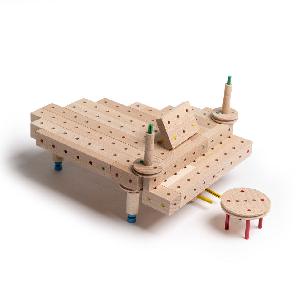 Matador Explorer E717 Bouwset Hout, 717dlg.