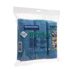 Poetsdoek 8395 wypall 40x40cm polyester blauw 6 stuk