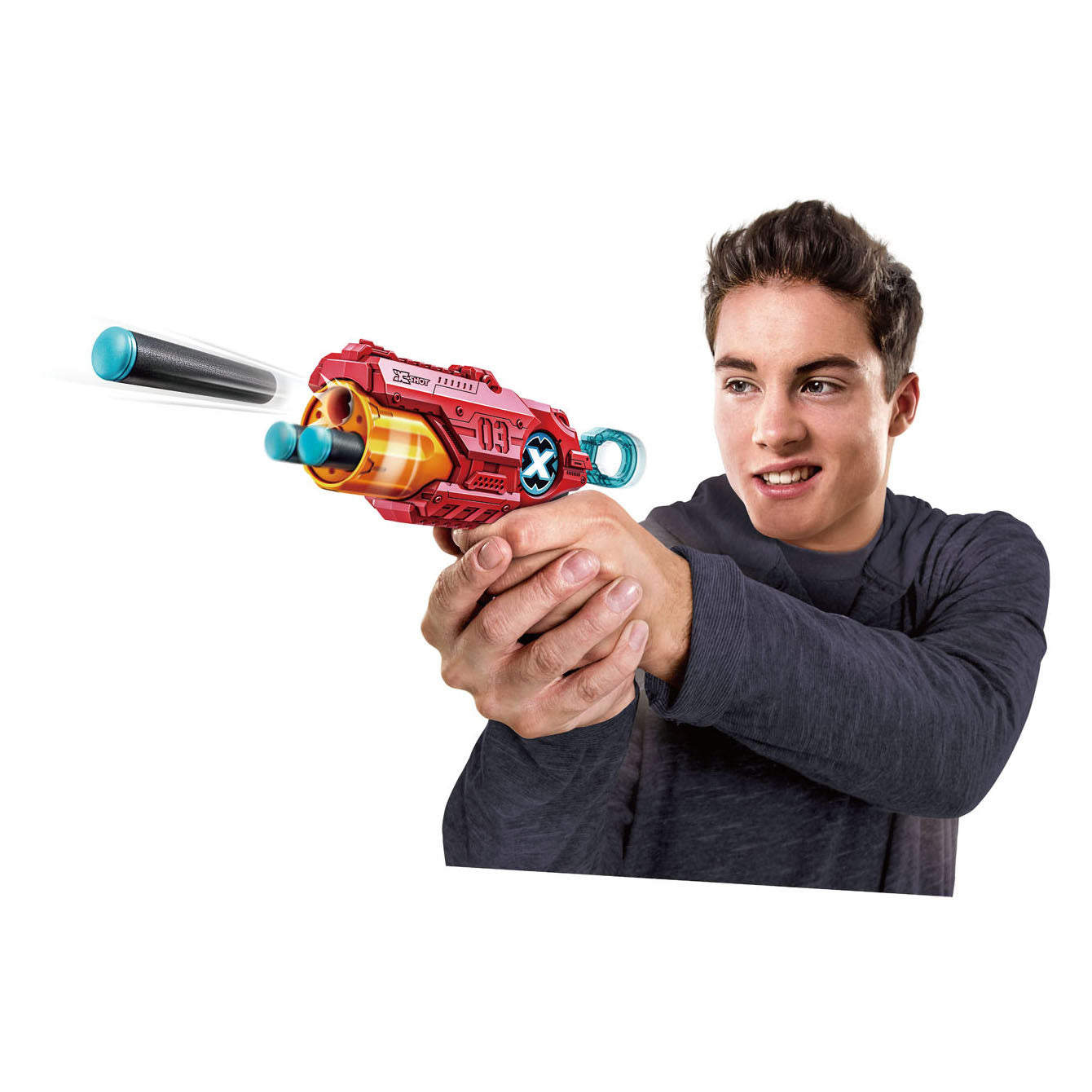 Zuru x-shot dartpistool met 8 pijlen