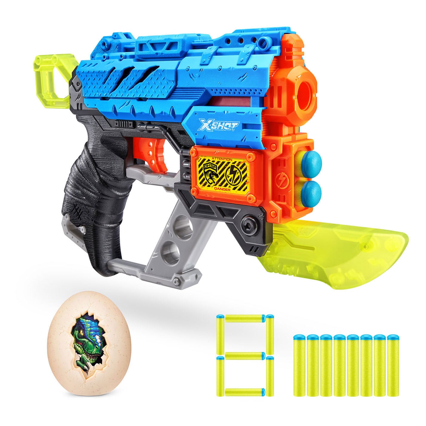 Zuru x-shot dino-aanval uitgestorven met 8 pijlen