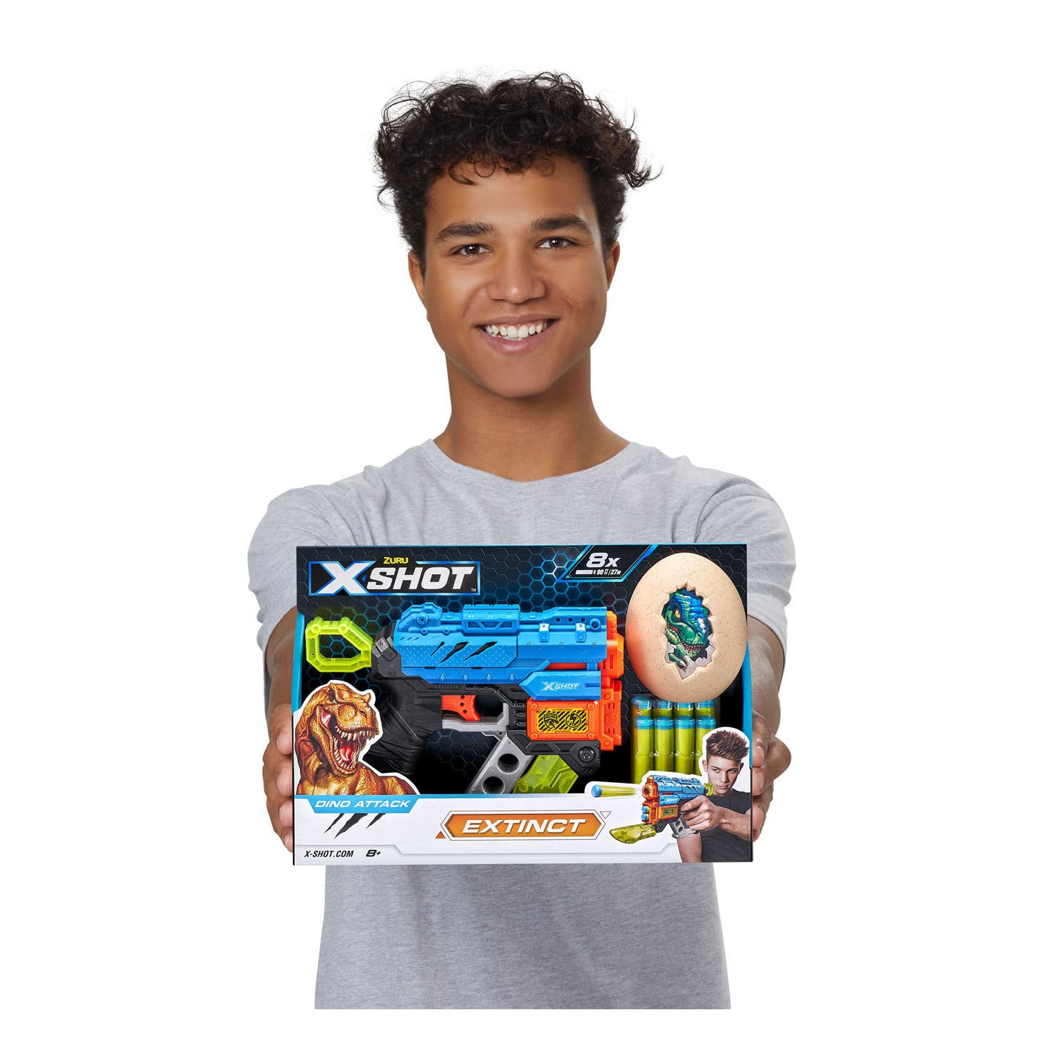 Zuru x-shot dino-aanval uitgestorven met 8 pijlen