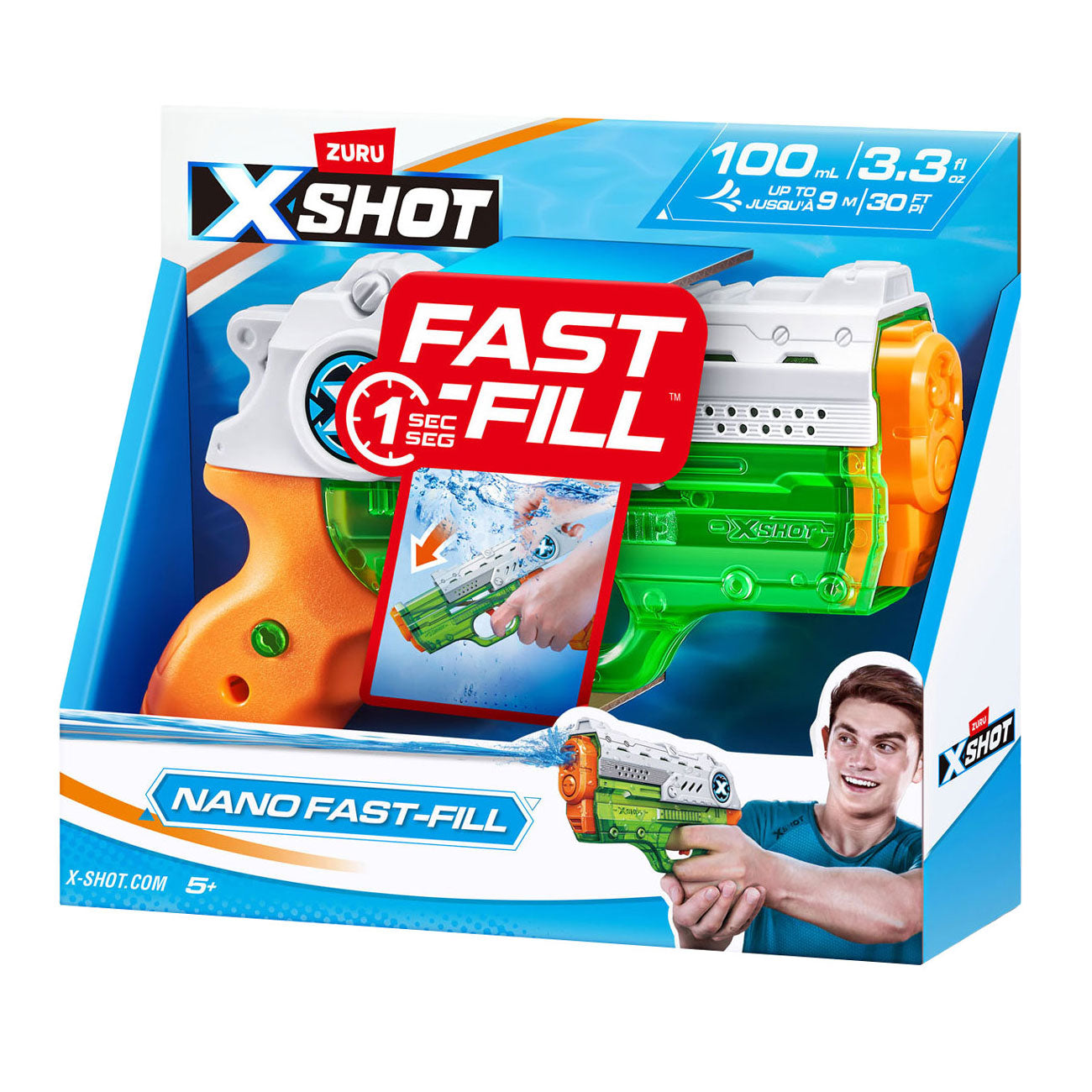 Zuru zure x-shot nano fastfill waterpistool
