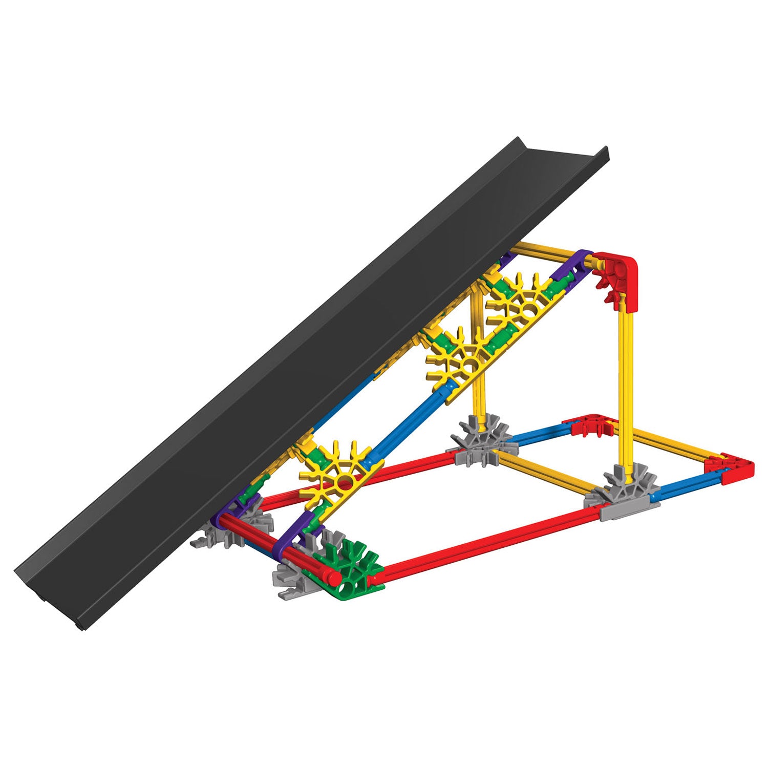 K'Nex Introductie tot eenvoudige machines Wielen Assen Schuine platen